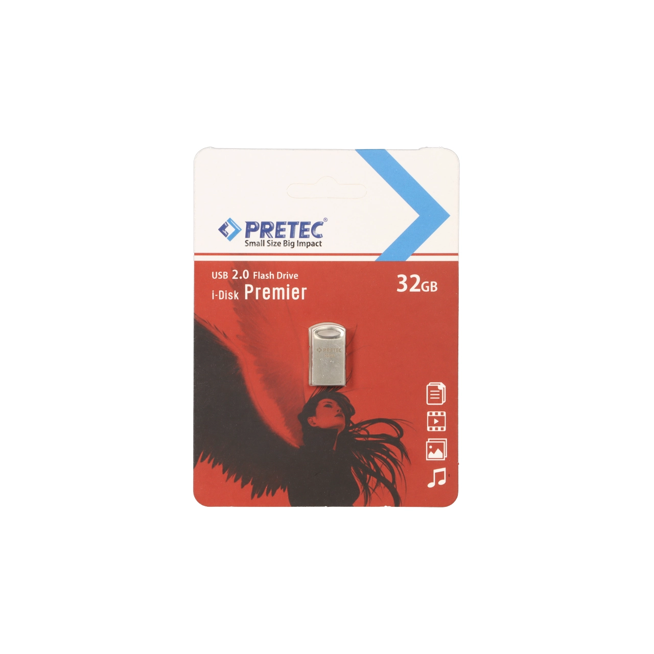 Pretec Premier USB 2.0 Flash Memory - 32GB - مشکی (گارانتی فراگامان)